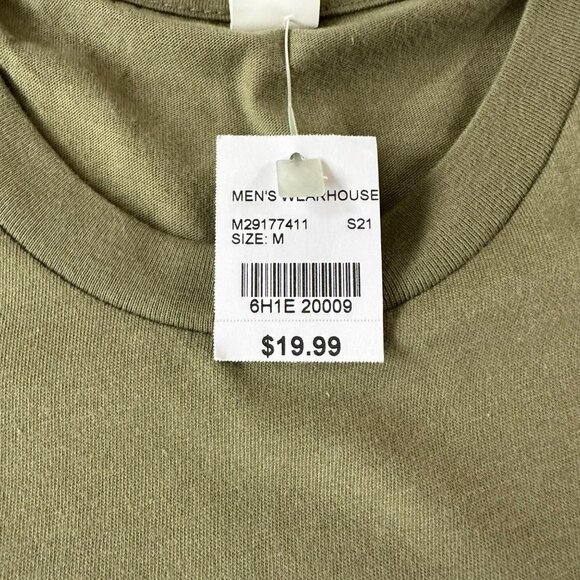 Alternative Men's Wearhouse Basic Short Sleeve T-shirt Tee in Green -M - Picture 5 of 8
